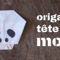 Origami tête de mort facile