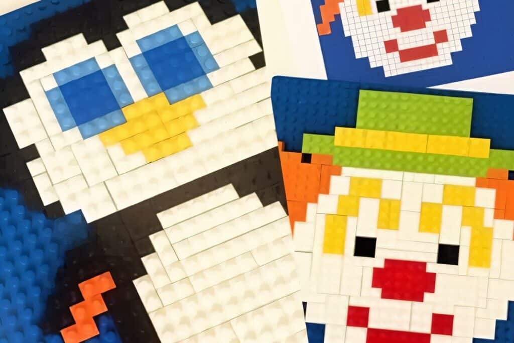 Mosaïques de Lego à imprimer