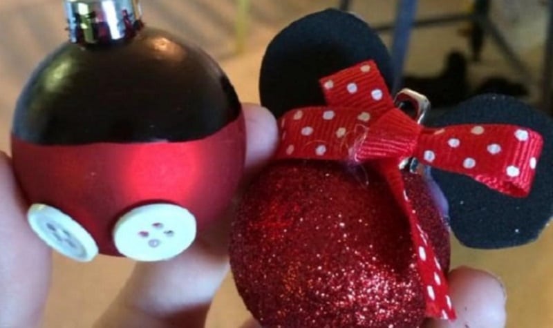 Boules de Noël Mickey et Minnie