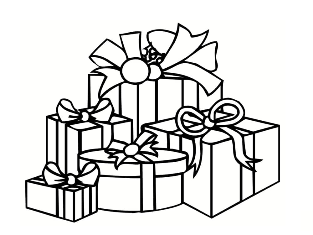 Coloriage cadeau : 30 modèles à imprimer gratuitement