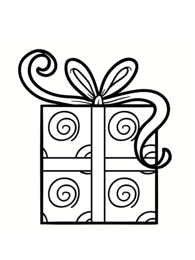 Coloriage cadeau : 30 modèles à imprimer gratuitement