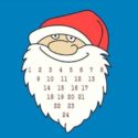 Calendrier de l’Avent barbe du Père Noël : idéal pour les petits