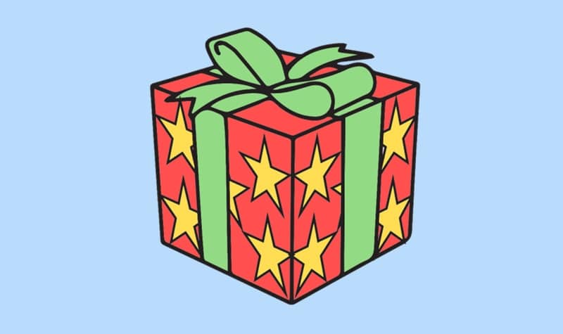coloriage cadeau