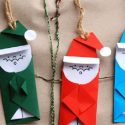 Étiquette cadeau Père Noël