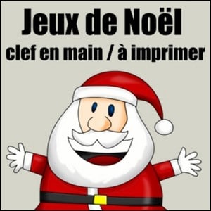 jeux noel à imprimer