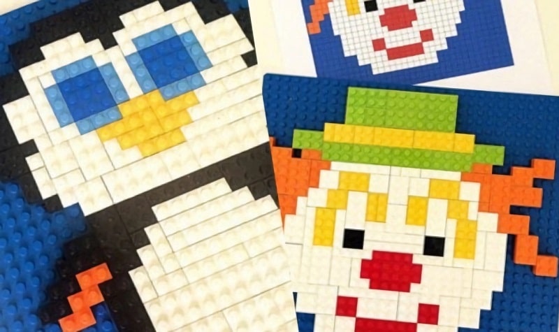 Mosaïques de Lego à imprimer
