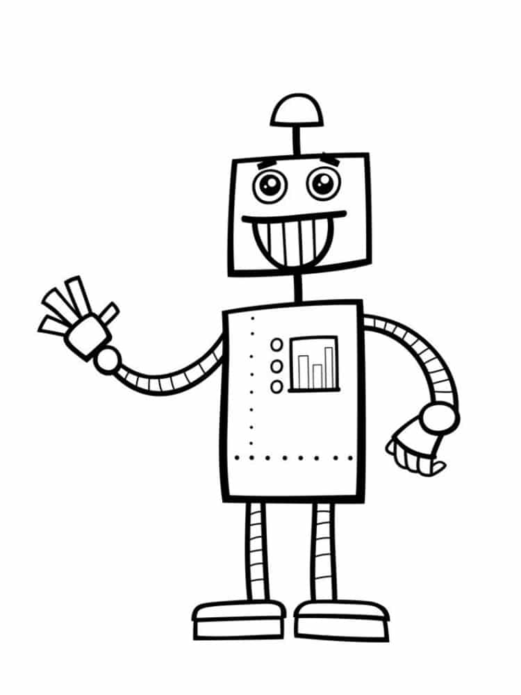 Coloriage robot : 30 dessins à imprimer gratuitement