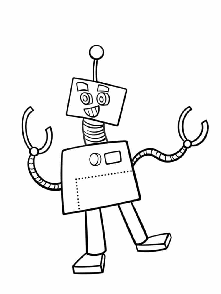 Coloriage Robot 30 Dessins A Imprimer Gratuitement