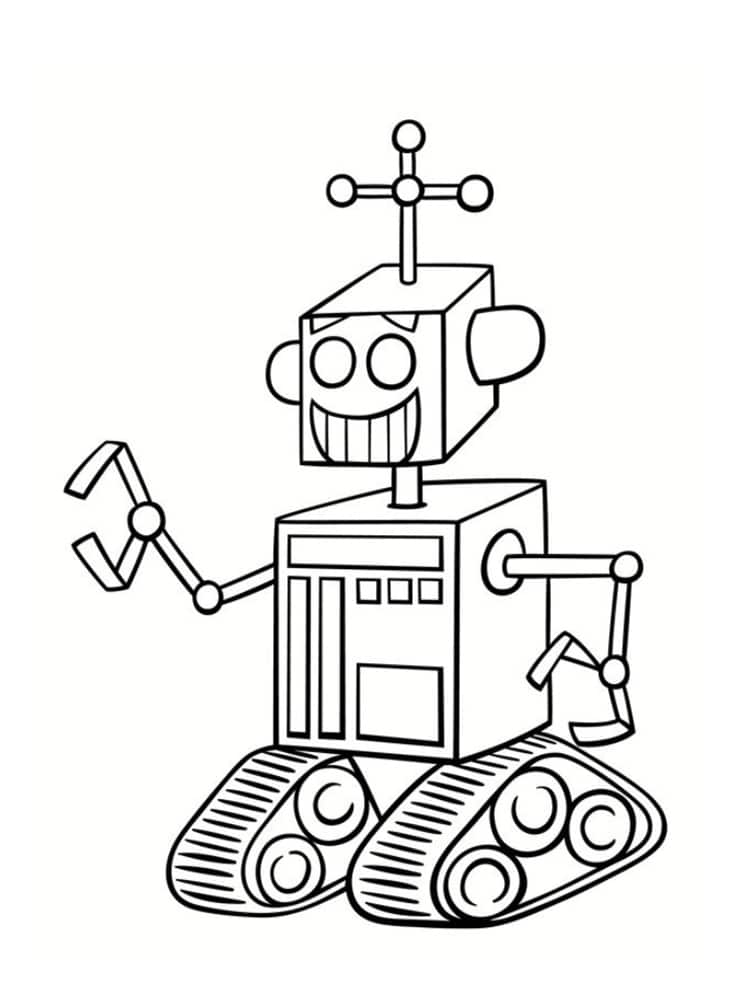 Coloriage robot : 30 dessins à gratuitement
