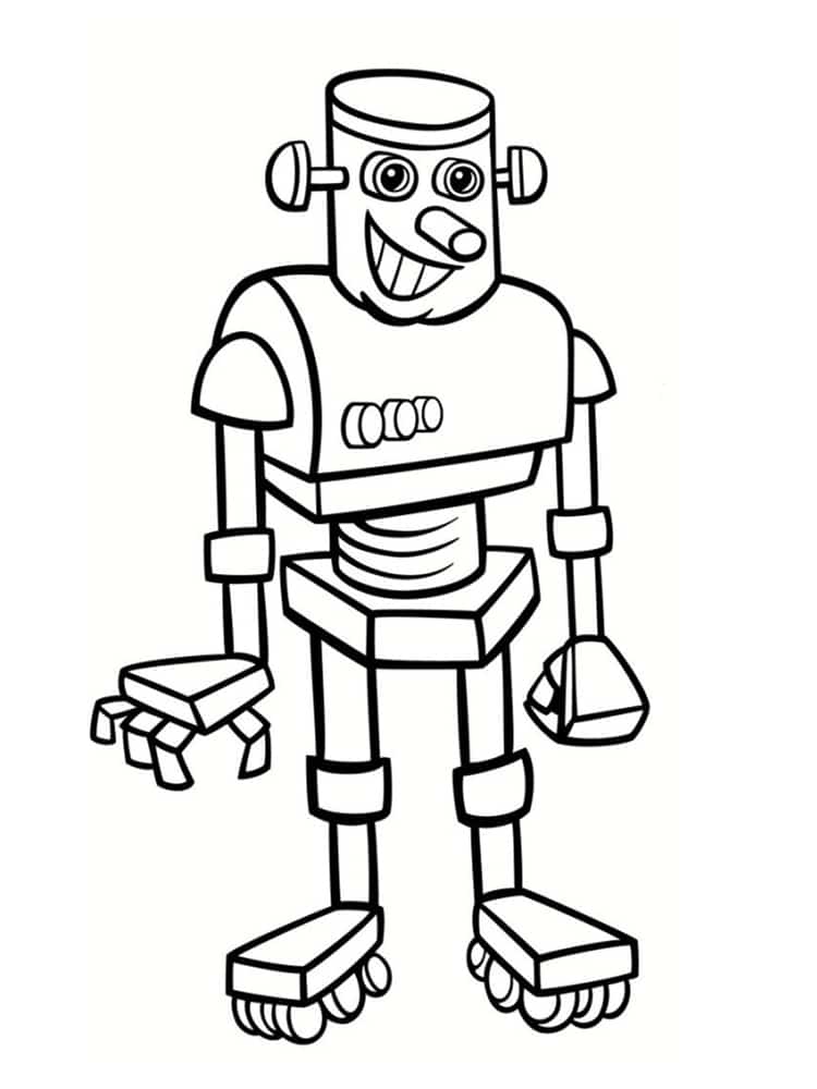 Coloriage Robot 30 Dessins A Imprimer Gratuitement