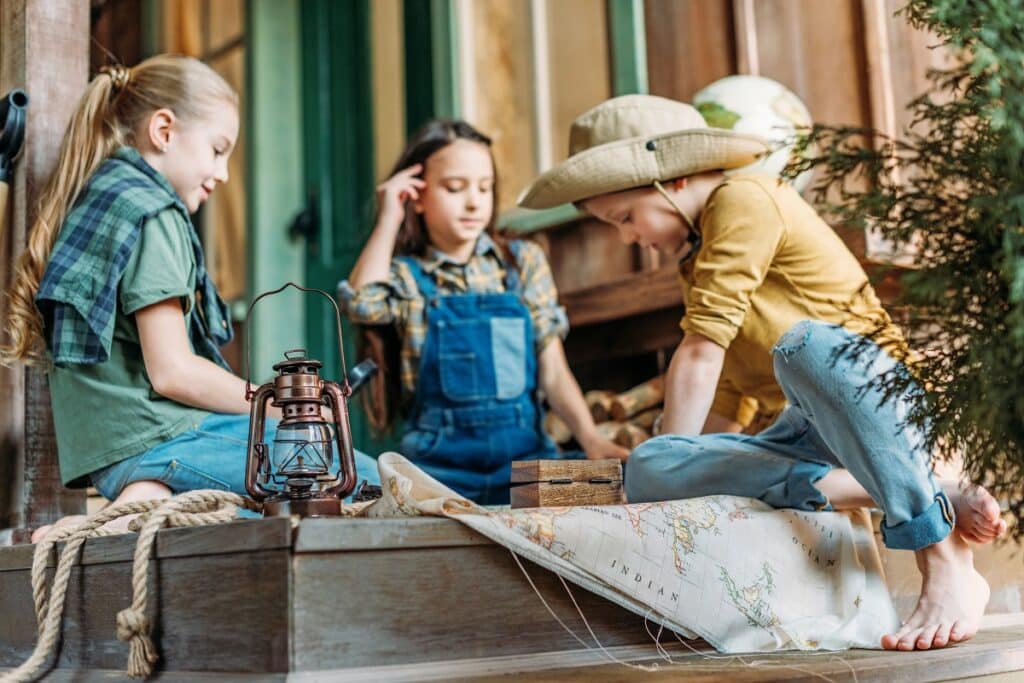 chasse au trésor enfants