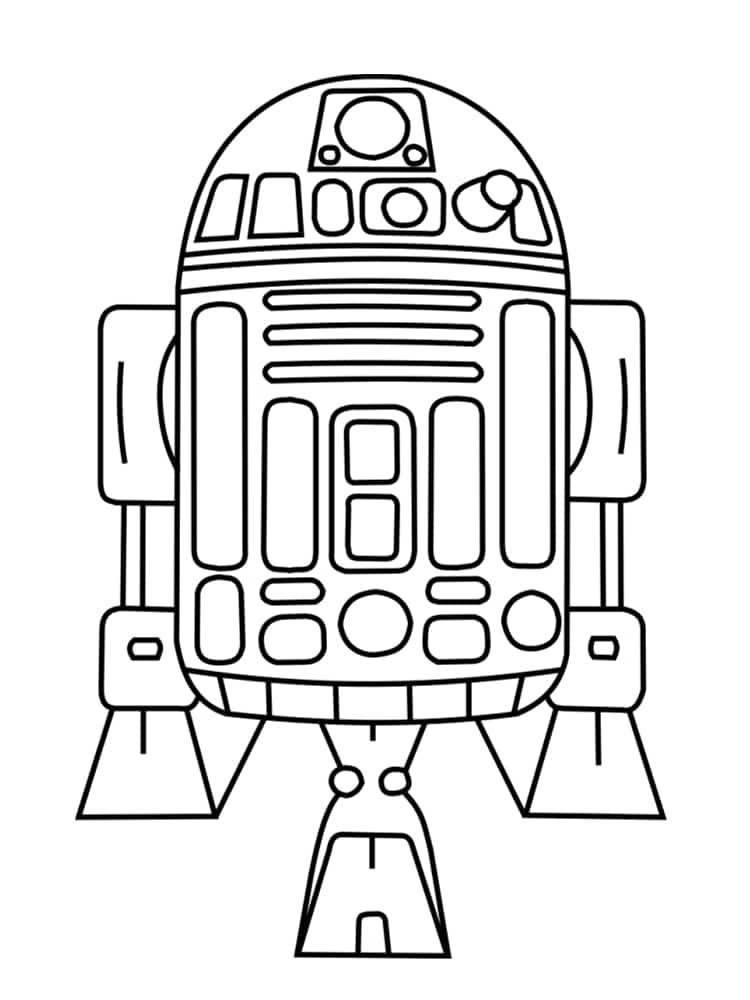 Coloriage personnage star wars : 18 dessins uniques et originaux