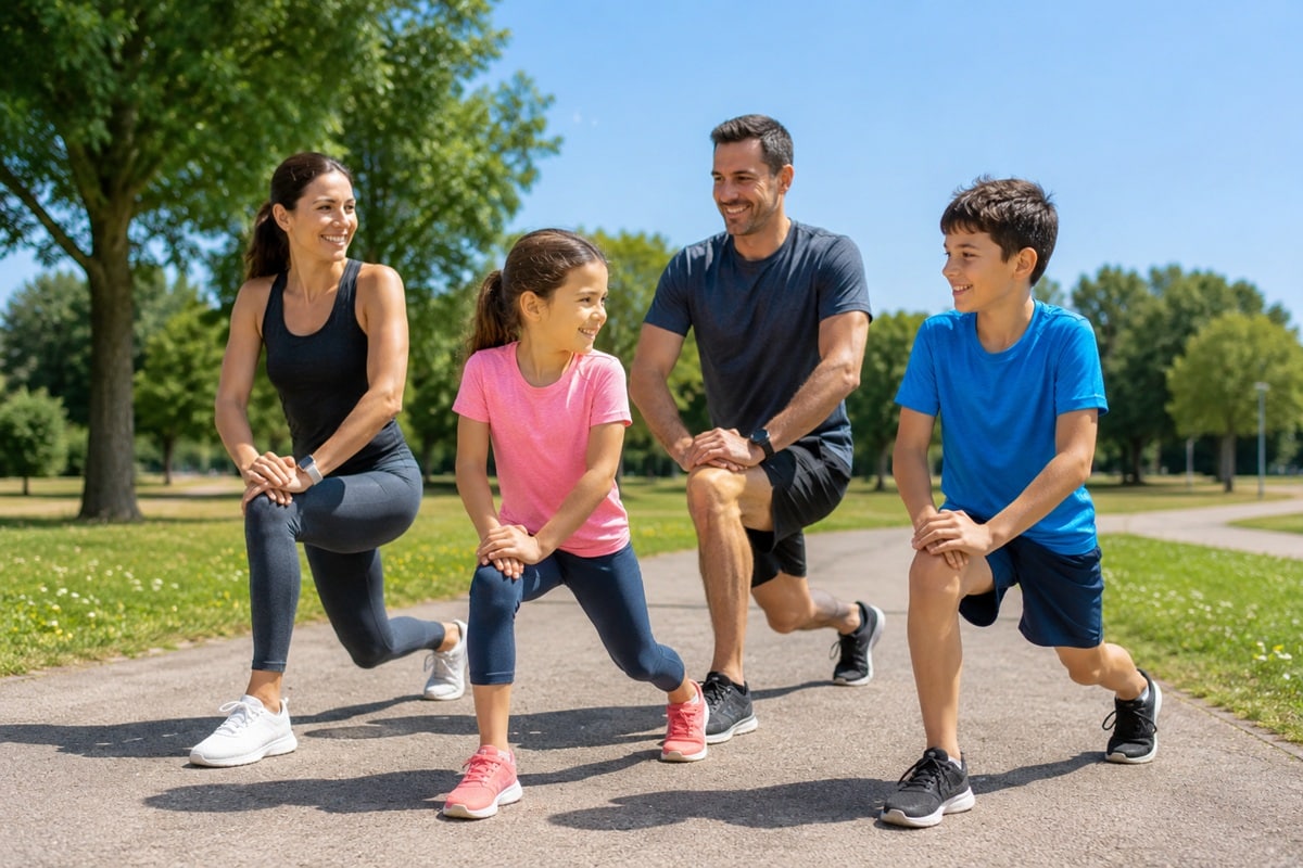 défi sport en famille