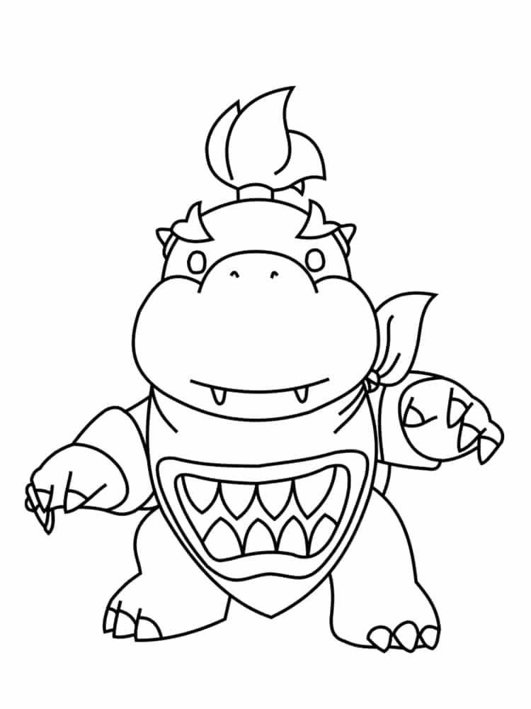 Coloriage Mario à imprimer : des dessins gratuits du jeu vidéo