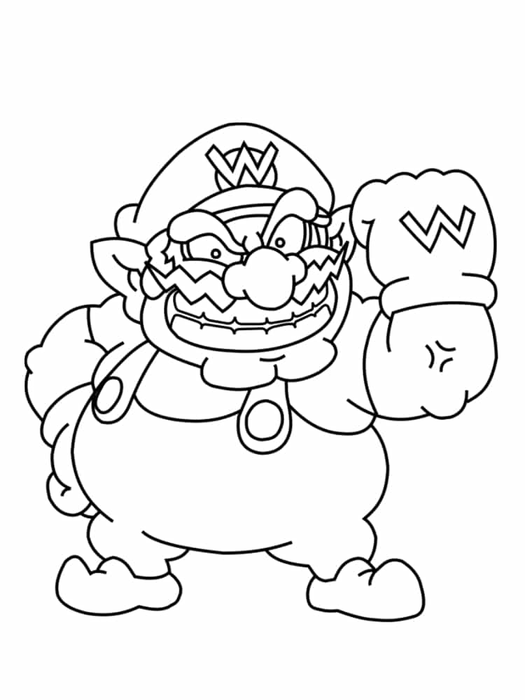 coloriage mario a imprimer