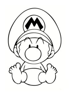 Coloriage Mario à Imprimer Des Dessins Gratuits Du Jeu Vidéo