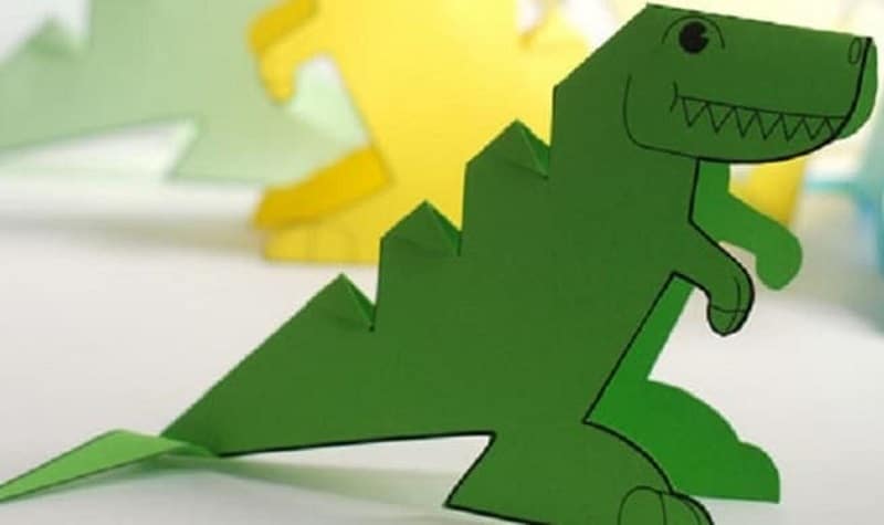 Dinosaure en papier à imprimer
