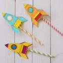Bricolage fusée en papier qui vole !