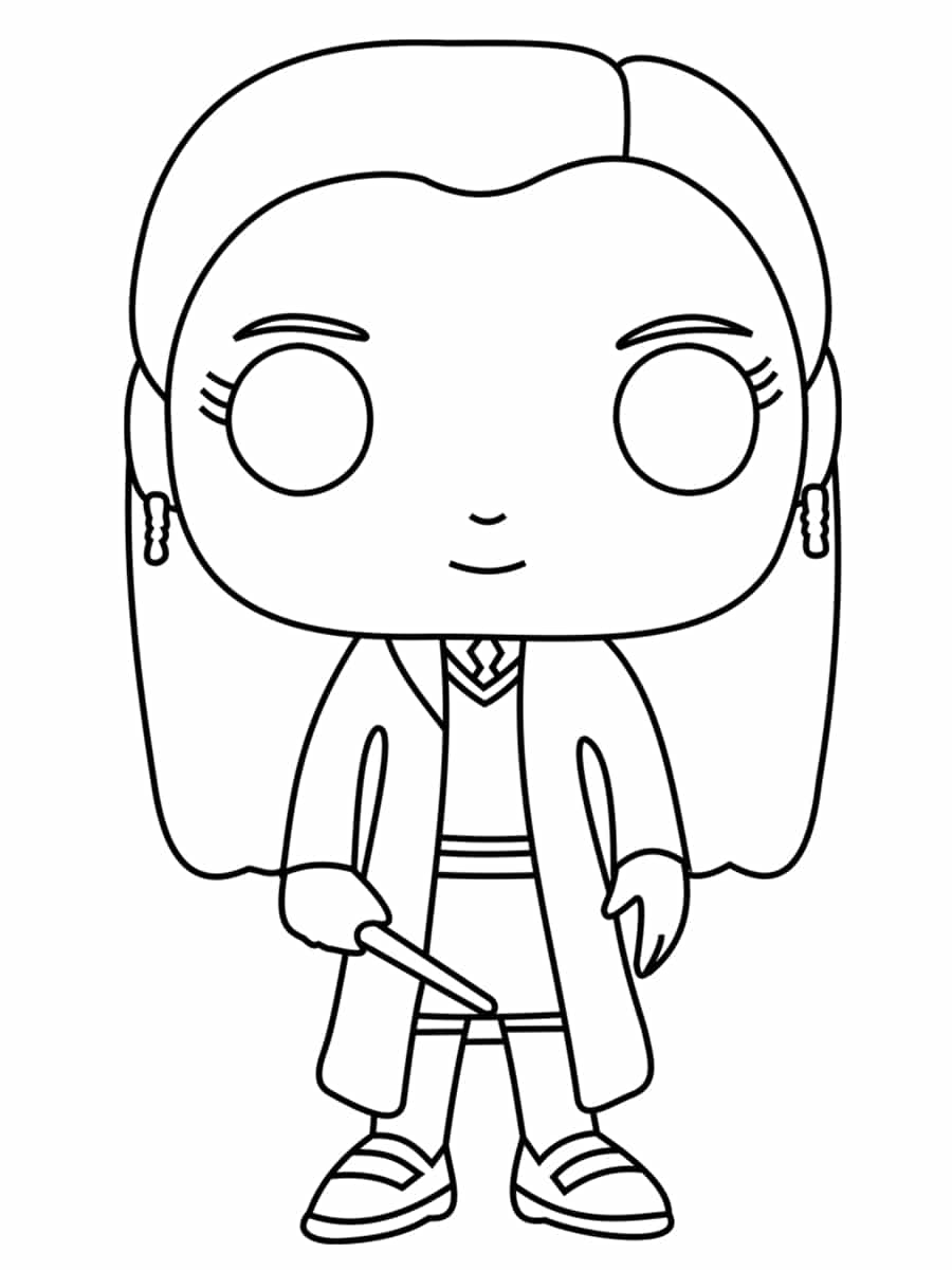 coloriage giny weasley