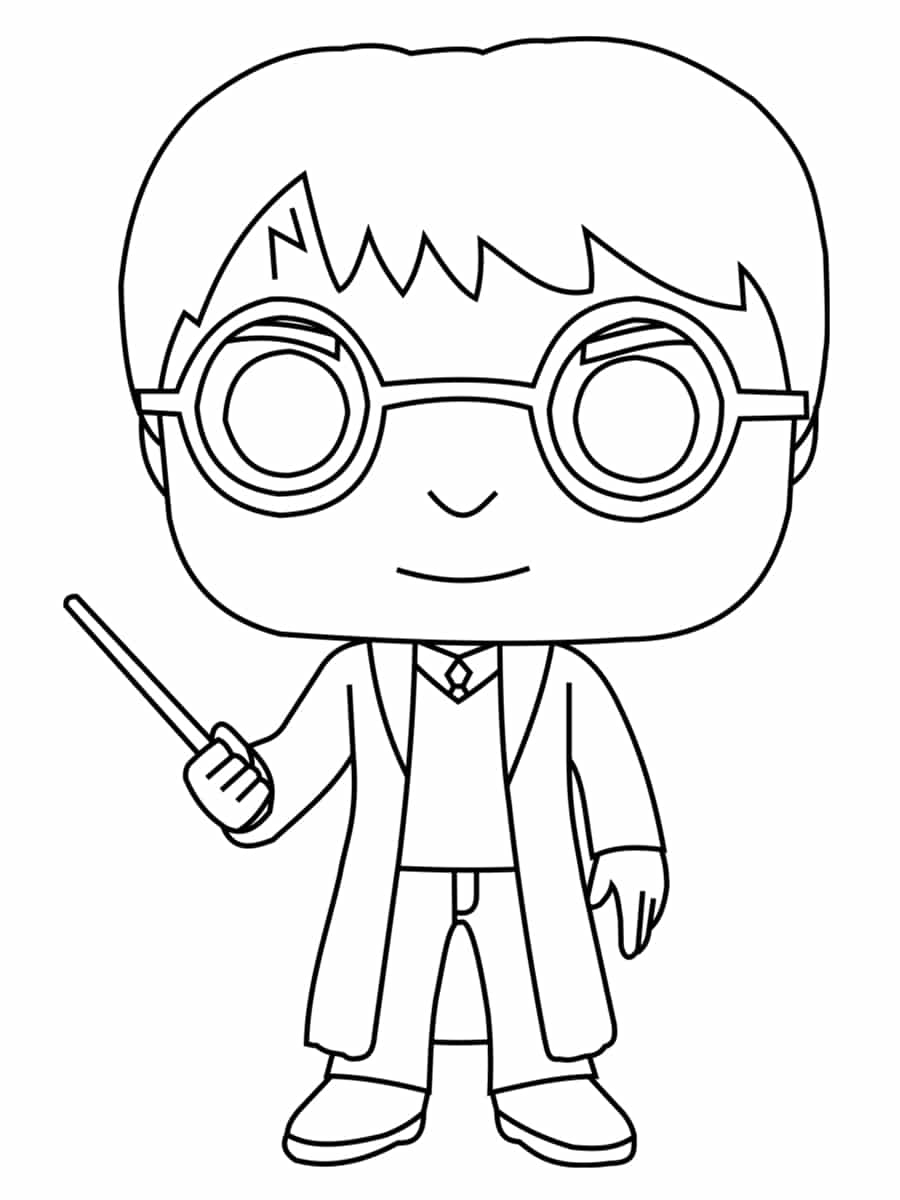 Coloriage Harry Potter 6 - Dessin gratuit à imprimer