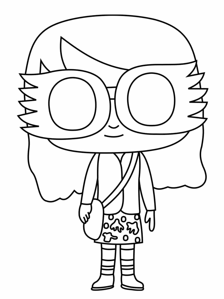 coloriage luna lovegood