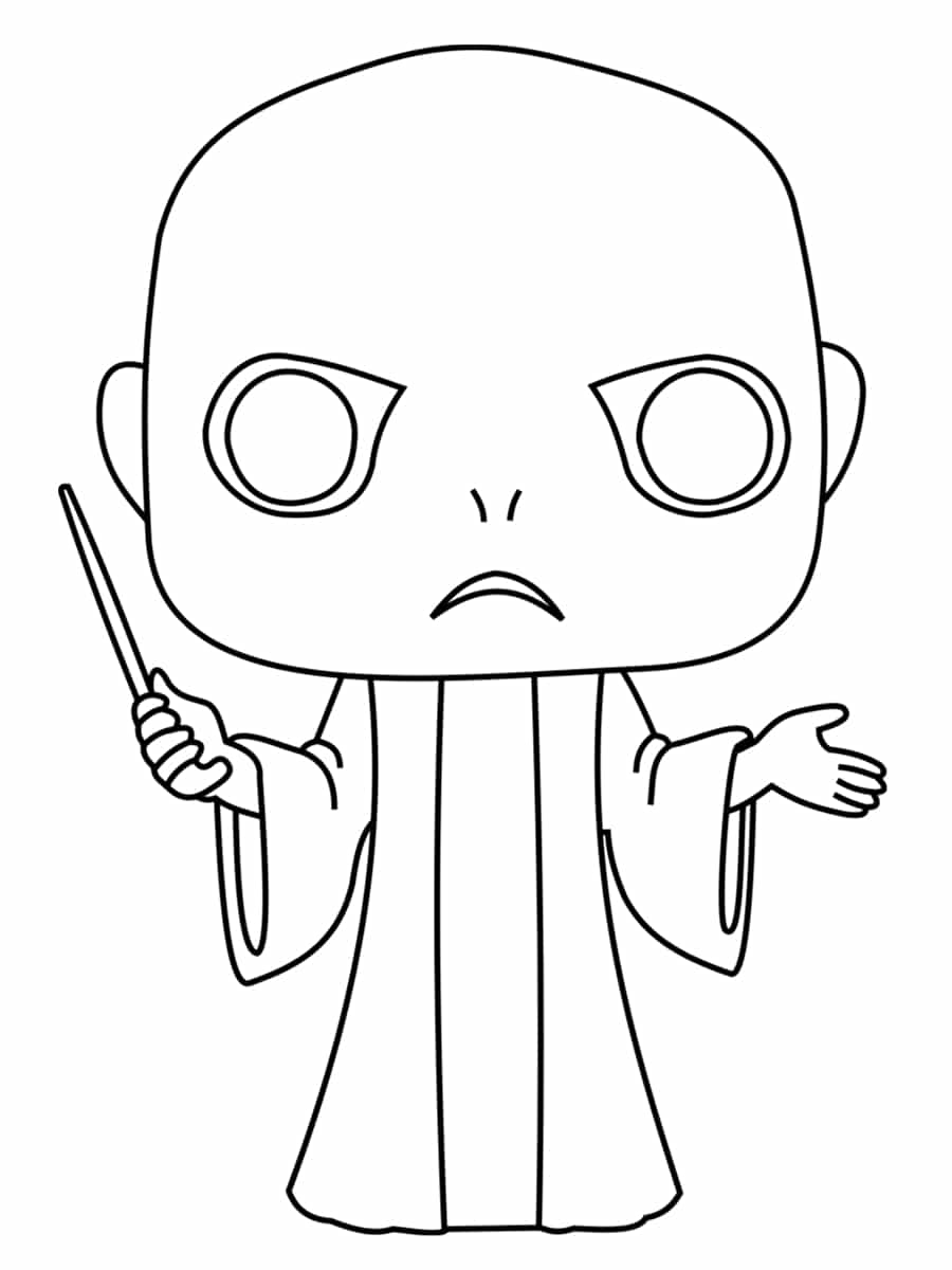 coloriage voldemort