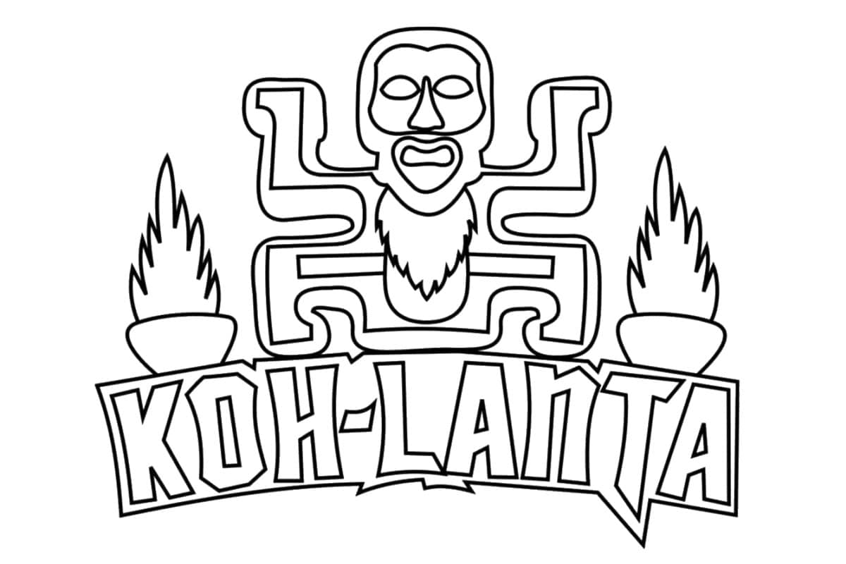 coloriage koh lanta