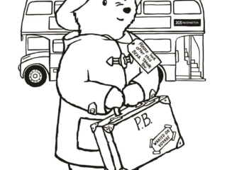 coloriage paddington
