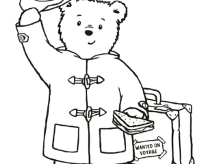 paddington à colorier