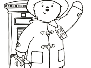 coloriage paddington