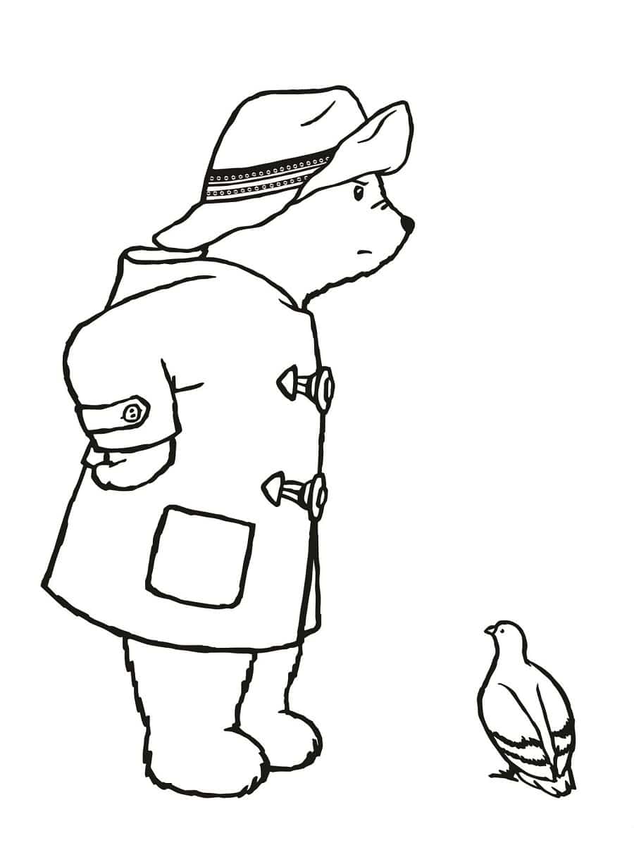 paddington coloriages