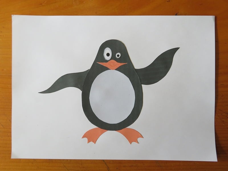 faire un pingouin en papier