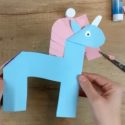 Licorne en papier facile