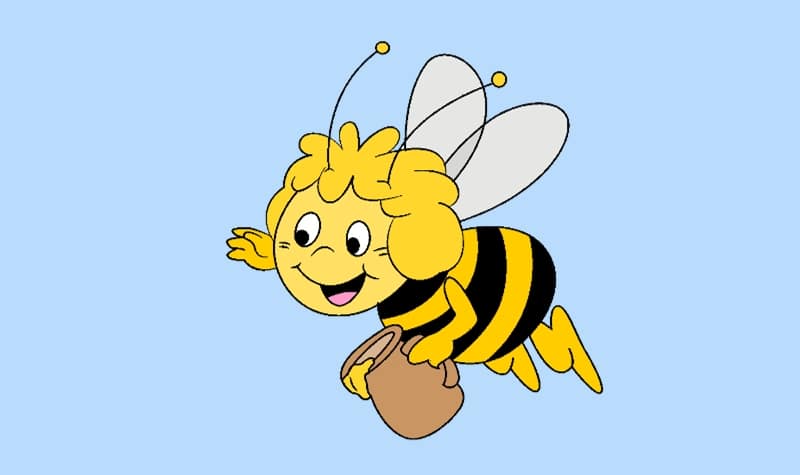 coloriage maya l'abeille