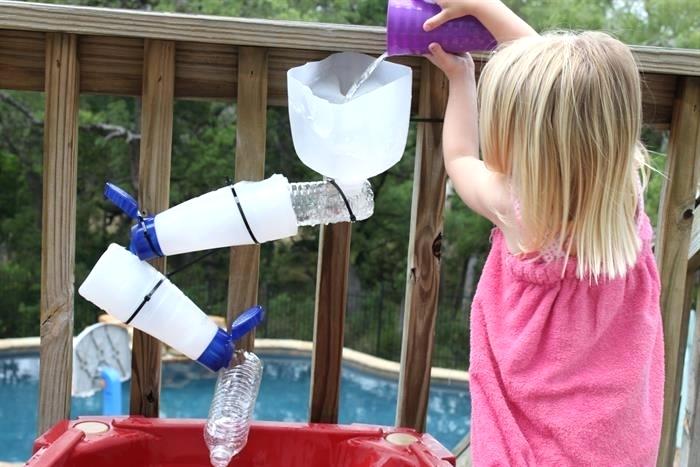 Les jeux d'eau, activités pour enfants.