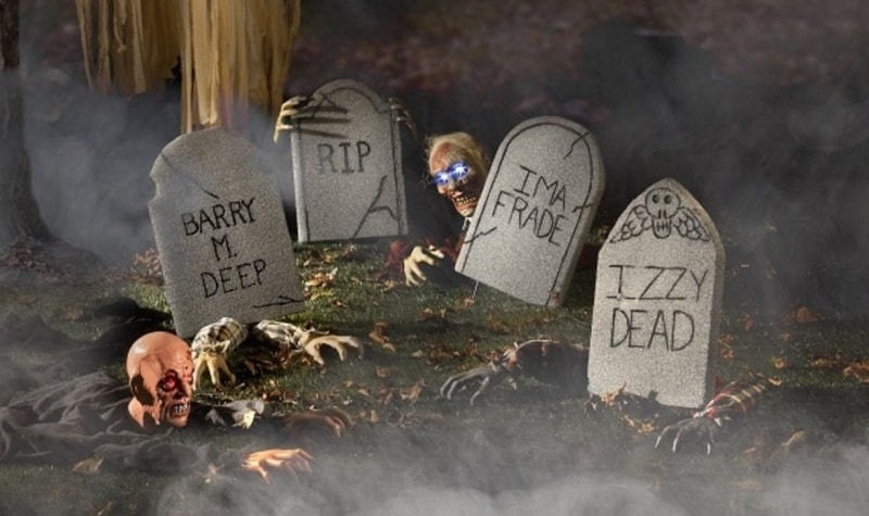 Faire un cimetière pour Halloween