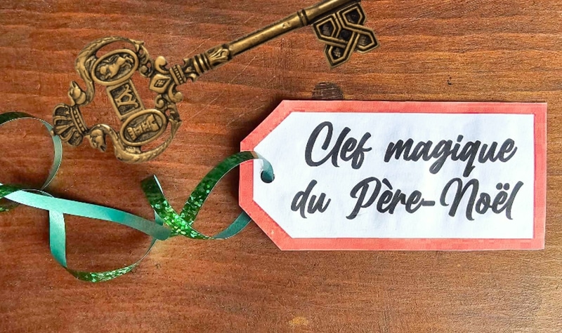 Clef magique du Père Noël (parfait si vous n'avez pas de cheminée