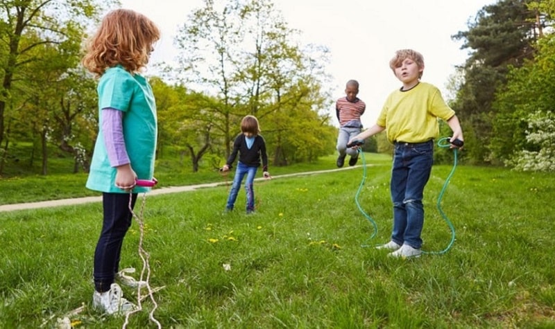 Corde à sauter enfant de 5 mètres - Corde à sauter Jobber Ropes - Cordes à  sauter en