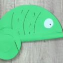 Comment faire un caméléon en papier : tutoriel facile