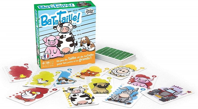 Nathan - La Bataille des Animaux - Jeu de Cartes Simplifié - A Jouer en  Famille - Idéal Pour des Enfants d'âge différent - A Partir de 2 Joueurs 