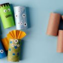 Monstre avec rouleau papier toilette : quelques idées simples