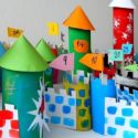 Calendrier de l’Avent château : c’est facile avec des rouleaux