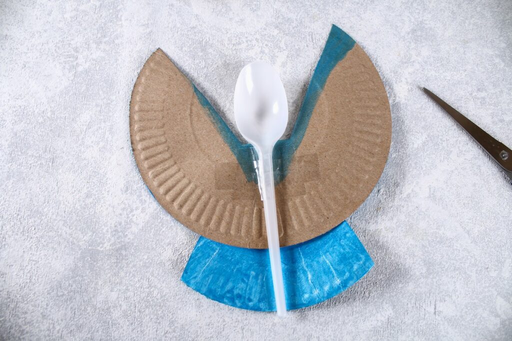 comment fabriquer un ange de noel assiette en carton