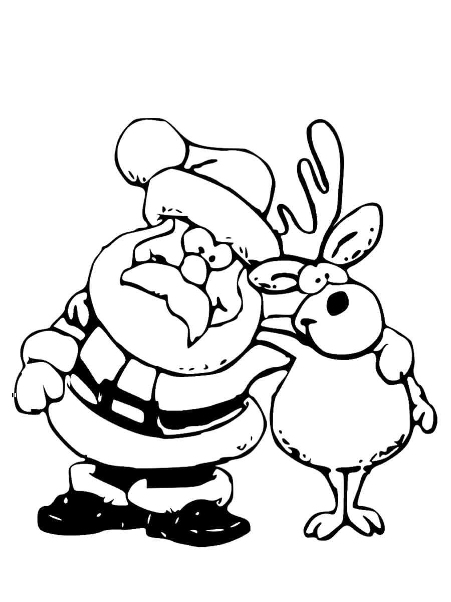 Inspiration Dessin Rennes Du Pere Noel A Imprimer  Bethwyns Project