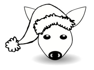 coloriage renne de noel
