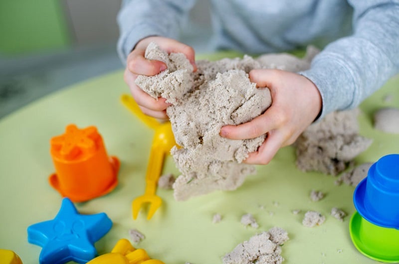 faire du sable cinétique