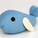 Baleine en pâte à modeler