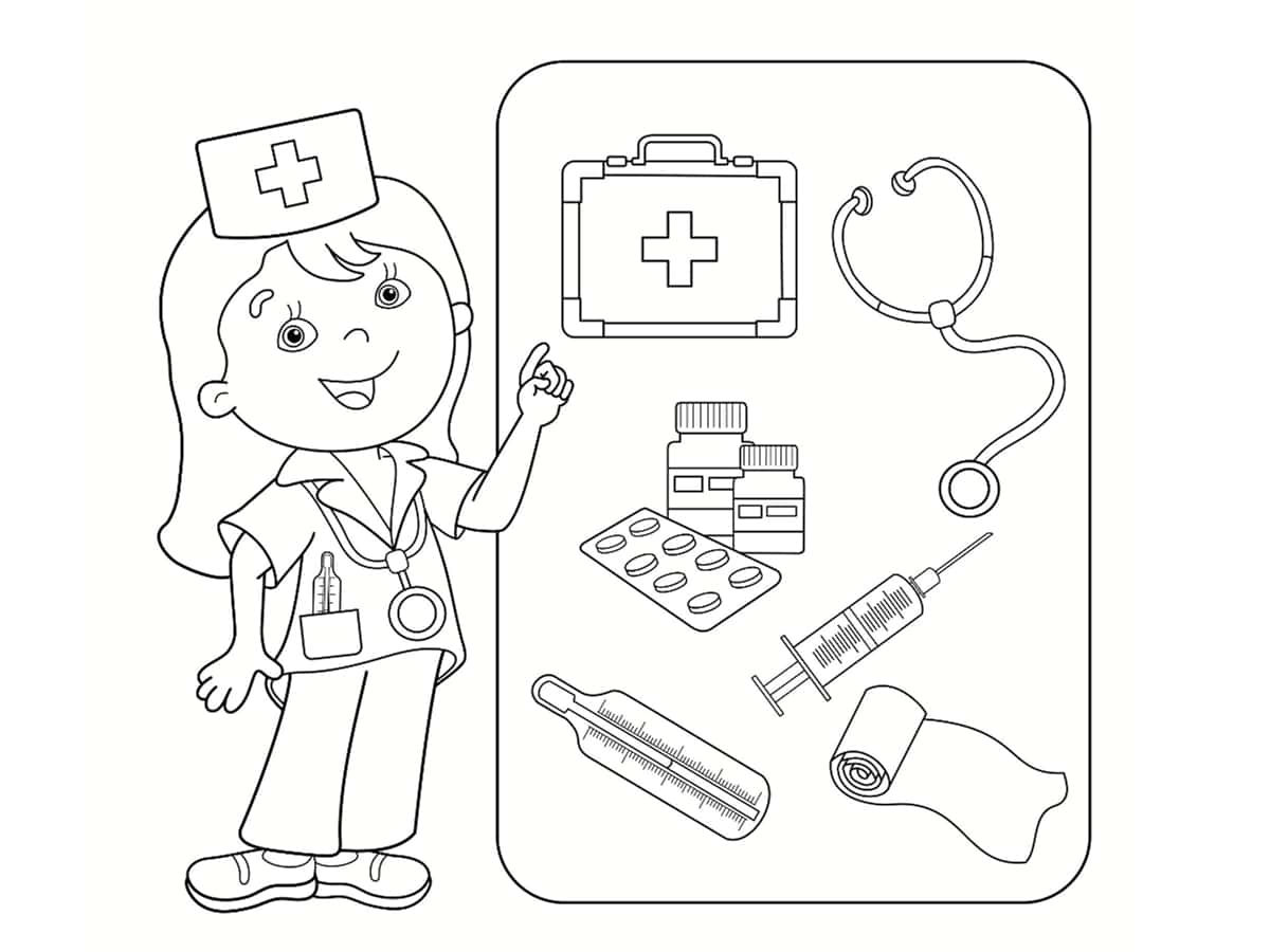 Coloriage Docteur Medecin Infirmier Infirmiere 40 Dessins Coloriage Docteur Medecin Infirmier Infirmiere 40 Dessins
