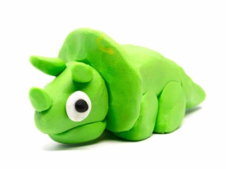 dinosaure pate à modeler facile