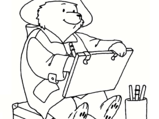 coloriage paddington